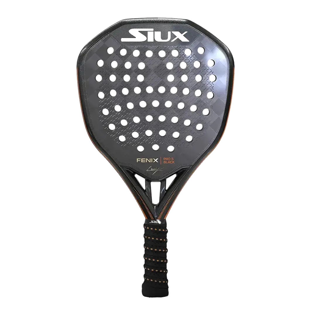 Siux Fenix Pro 5 Black Leo Augsburger 2025 – Seiscero Padel Store